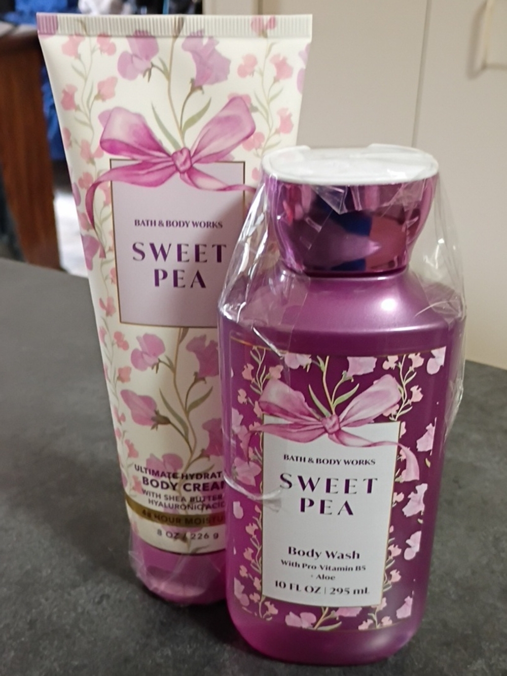 Bath & Body Works Sweet Pea Body Wash & Cream